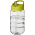 H2O Active® Bop 500 ml sportinis buteliukas su snapeliu su dangteliu, Skaidrus / Kalkės