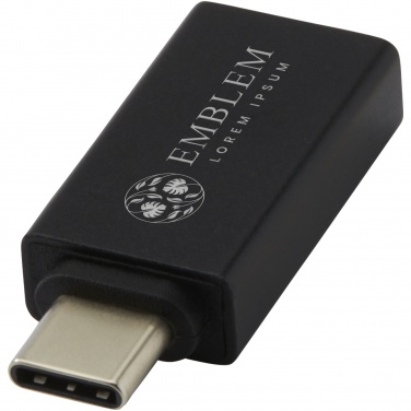 Logotrade verslo dovanos nuotrauka: ADAPT aliuminio USB-C prie USB-A 3.0 adapterį