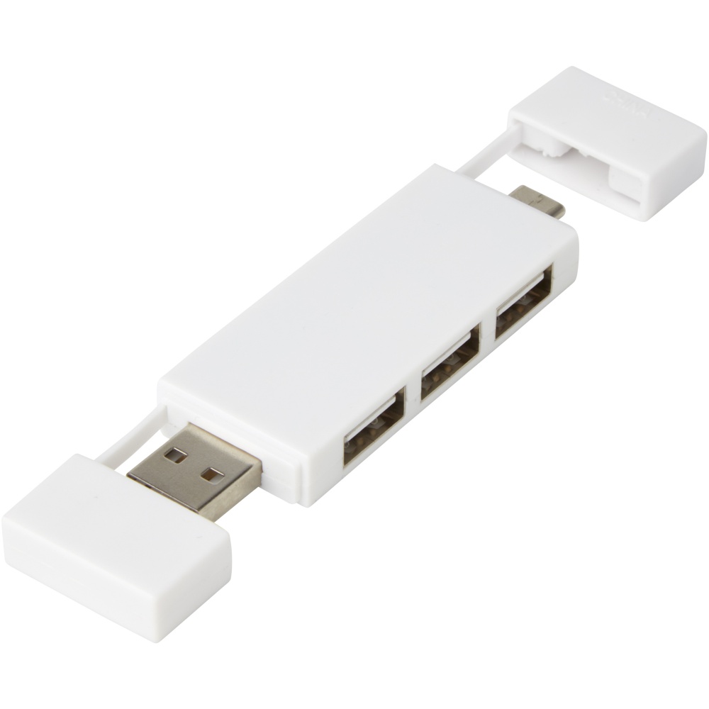 : Mulan dvigubas USB 2.0 šakotuvas