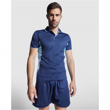 Logotrade reklaminiai produktai nuotrauka: Montmelo unisex sportinis polo trumpomis rankovėmis