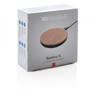 Logotrade firminės dovanos nuotrauka: Bamboo X 5W belaidis įkroviklis