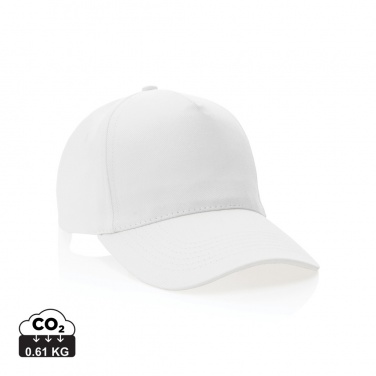 Logotrade reklaminiai produktai nuotrauka: Impact 5-panel 280gr Perdirbtos medvilnės kepuraitė su AWARE™ žymekliu