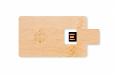 Logotrade firminės dovanos nuotrauka: 16 GB bambuko USB korpusas