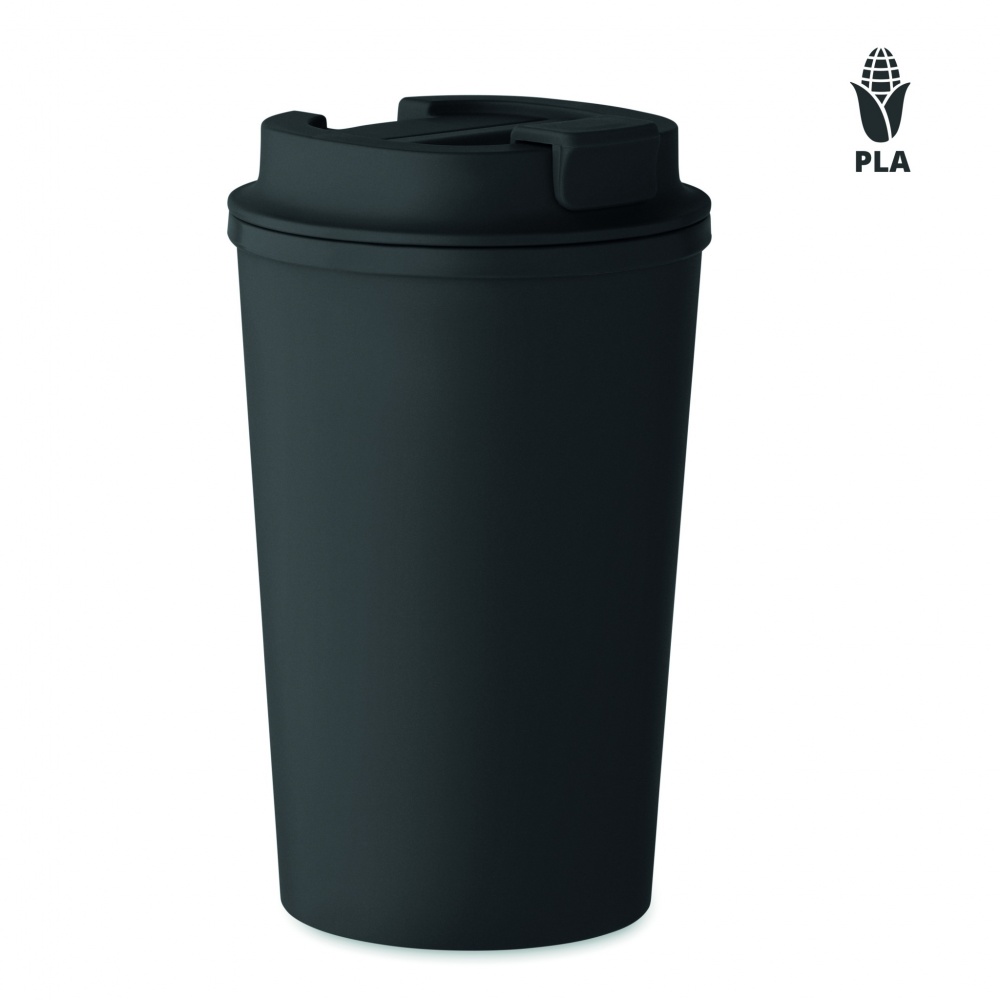 Logotrade dovana nuotrauka: PLA dvisienis stiklainis 350ml