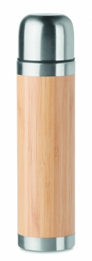 Logotrade verslo dovanos nuotrauka: Dvigubos sienelės bambuko dangtelis 400ml CHAN BAMBOO