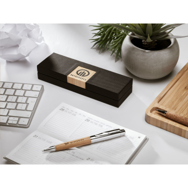 Logotrade verslo dovanos nuotrauka: Bamboo Pen Set rašikliai