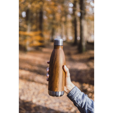 Logotrade reklaminės dovanos nuotrauka: Topflask Wood 500 ml geriamasis butelis