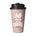 Eco Coffee Mug Premium Deluxe 350 ml kavos puodelis, lila