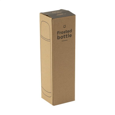 Logotrade reklaminės dovanos nuotrauka: Matinis butelis RCS Recycled Steel 500 ml termo butelis