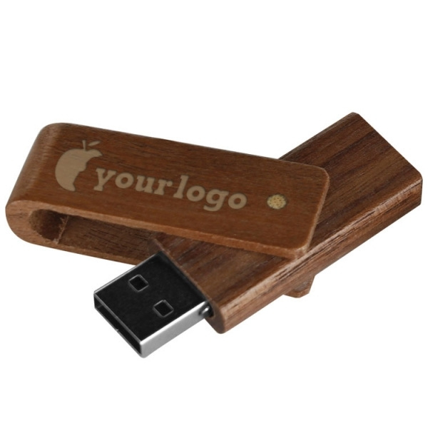 Logotrade firminės dovanos nuotrauka: Medinė USB atmintinė