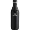 Stanley All Day Slim 350 ml vandens buteliukas, Blizganti juoda