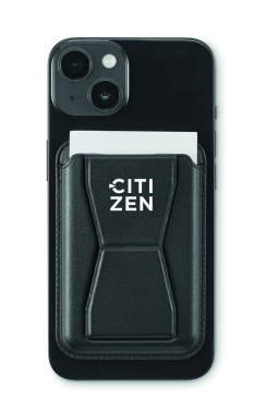 Logotrade reklaminės dovanos nuotrauka: Magnetinis PU kortelių laikiklis