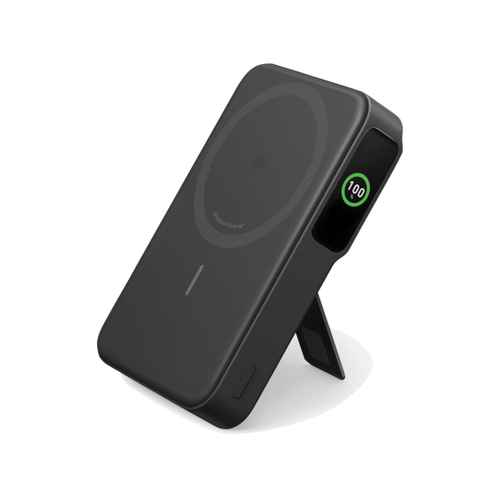 Logotrade reklaminiai produktai nuotrauka: „Anker MagGo QI2“ magnetinė išorinė baterija, 10 000 mAh