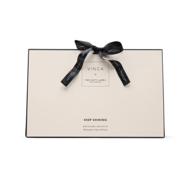Logotrade reklaminiai produktai nuotrauka: VINGA x TGL kūno ir rankų priežiūros dovanų rinkinys