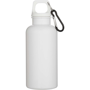 Logotrade dovana nuotrauka: Oregon 400 ml vienspalvis RCS perdirbto plastiko vandens butelis su karabinu