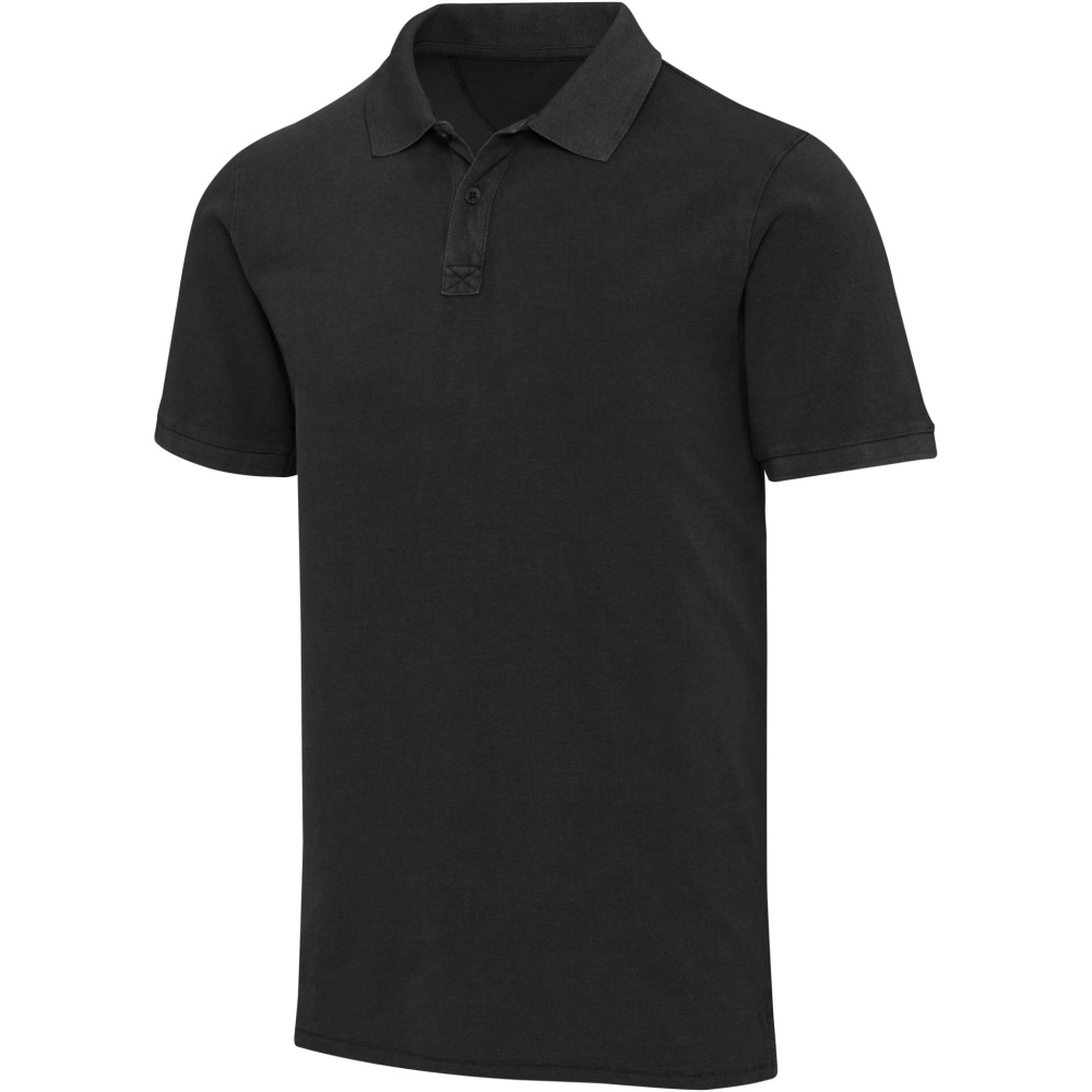 Logotrade reklaminės dovanos nuotrauka: Kalgario 200 g/m2 skalbti vyriški polo marškinėliai