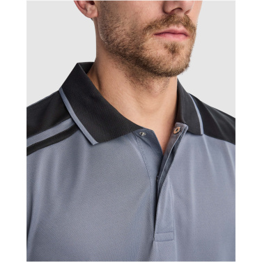 Logotrade dovana nuotrauka: „Samurai“ 160 g/m2 unisex antibakteriniai trumpomis rankovėmis polo marškinėliai