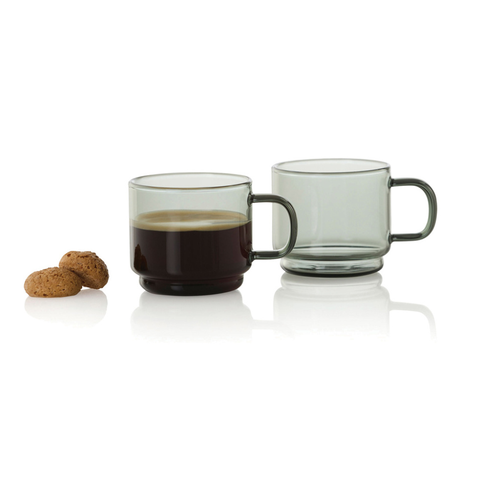 Logotrade verslo dovanos nuotrauka: AdHoc Impact espreso puodeliai 70 ml, 2 vnt. rinkinys