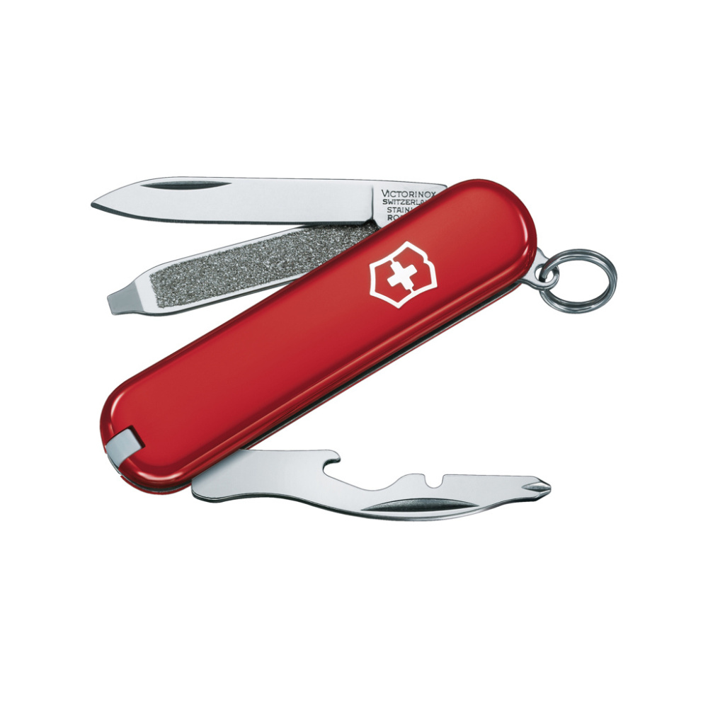 Logotrade firminės dovanos nuotrauka: VICTORINOX kišeninis peilis Mažas Rally 9 funkcijos
