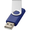 Pagrieziet pamata 2 GB USB zibatmiņas disku, Zils/Sudrabs