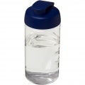 H2O Active® Bop 500 ml sporta pudele ar pārslēdzamu vāku, Caurspīdīgs / zils