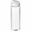 H2O Active® Vibe 850 ml sporta pudele ar pārslēdzamu vāku, Caurspīdīgs / Balts