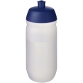 HydroFlex™ Caurspīdīga 500 ml izspiežama sporta pudele, Zils / matēts skaidrs