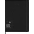 Moleskine 12 mēnešu XL Smart Planner Pro, Vienkrāsains melns