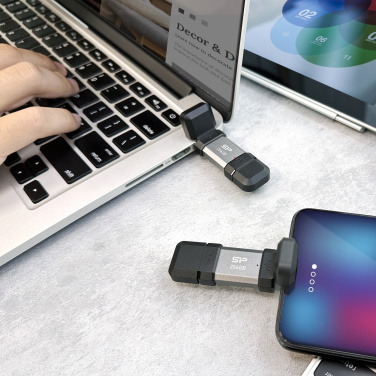 Logotrade biznesa dāvanas foto: Pendrive Silicon Power Mobile — C51 3.2, 64GB