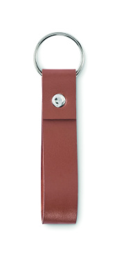 Logotrade dāvanas foto: PU cilpas atslēgu piekariņš
