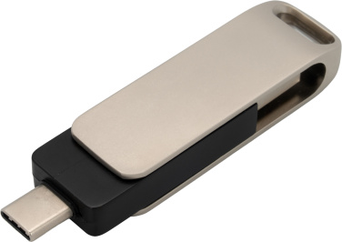 Logotrade korporatīvās dāvanas foto: Metāla USB zibatmiņa