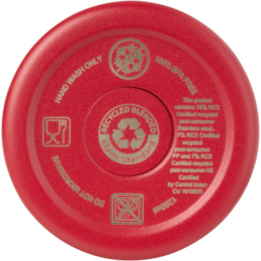 Logotrade logo dāvanas foto: Sydney 1200 ml dubultsienu vara vakuumizolēta bļodiņa ar salmiem