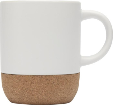 Logotrade ziemassvētku dāvanas foto: Billie 300 ml keramikas sublimācijas krūze ar korķa detaļām