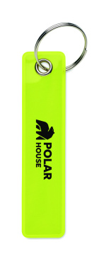Logotrade Ideja dāvanas foto: Atstarojošs atslēgu piekariņš no PVC