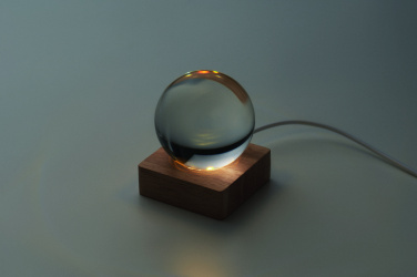 Logotrade ziemassvētku dāvanas foto: LED stikla bumba