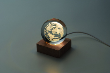 Logotrade ziemassvētku dāvanas foto: LED stikla lodīte