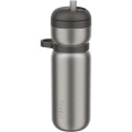 Mepal Twist 600 ml izolēta sporta pudele, Vienmērīgi melna