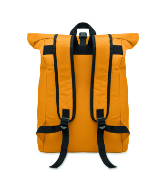 Logotrade dāvanas foto: 600D poliestera rolltop mugursoma