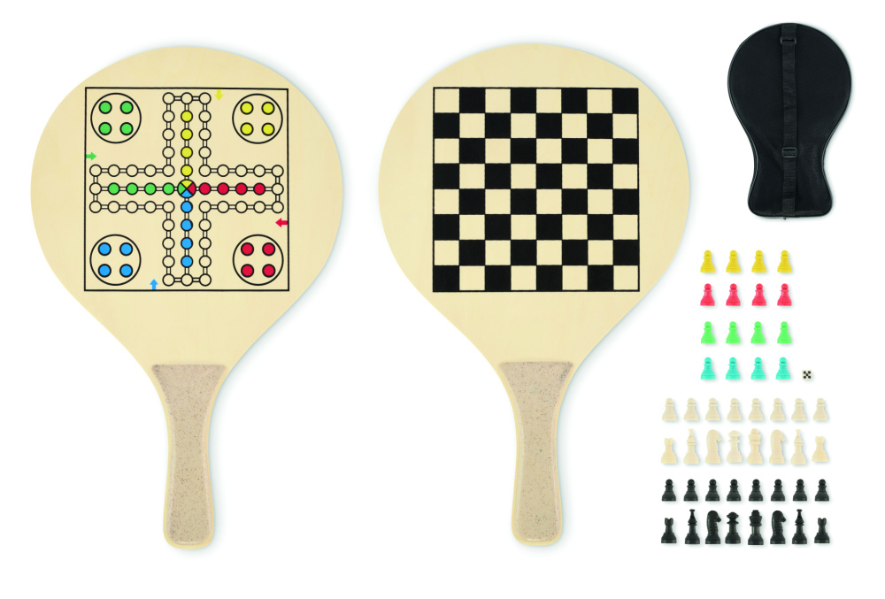 Logotrade dāvanas foto: Pludmales rakešu komplekts