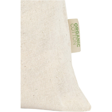 Logotrade Ideja dāvanas foto: Odisha 140 g/m² OCS organiskais dāvanu maisiņš - 30 x 25 cm
