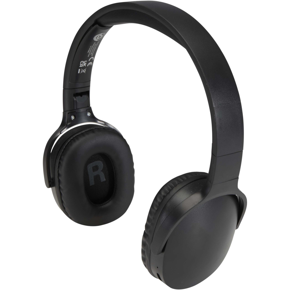 Logotrade korporatīvās dāvanas foto: Ancha pārstrādātas plastmasas bezvadu Bluetooth® austiņas