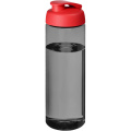 H2O Active® Eco Vibe 850 ml sporta pudele ar pārslēdzamu vāku, Ogļu / Sarkans