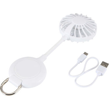 Logotrade biznesa dāvanas foto: Ventio pārstrādātas plastmasas magnētiskais pārnēsājamais ventilators