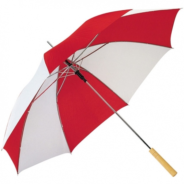 Лого трейд pекламные подарки фото: Автоматический зонт 'Aix-en-Provence' цвет красный
