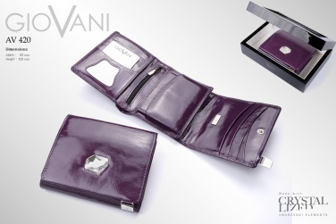 Лого трейд pекламные подарки фото: Женский кошелек с кристаллом Swarovski AV 120