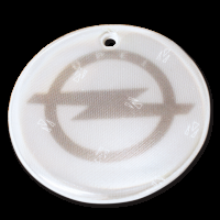 Логотрейд pекламные cувениры картинка: Диаметр круга 50 мм рефлектор