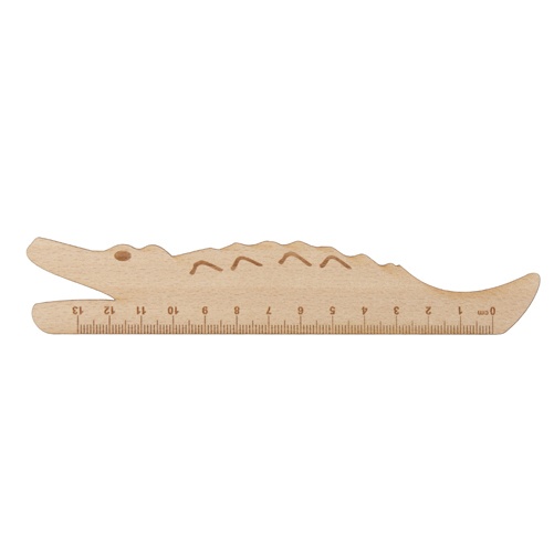 Лого трейд pекламные cувениры фото: Puidust joonlaud Krokodill, 13 cm