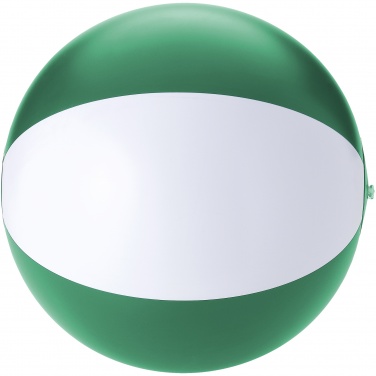 Логотрейд pекламные подарки картинка: Непрозрачный пляжный мяч, зеленый