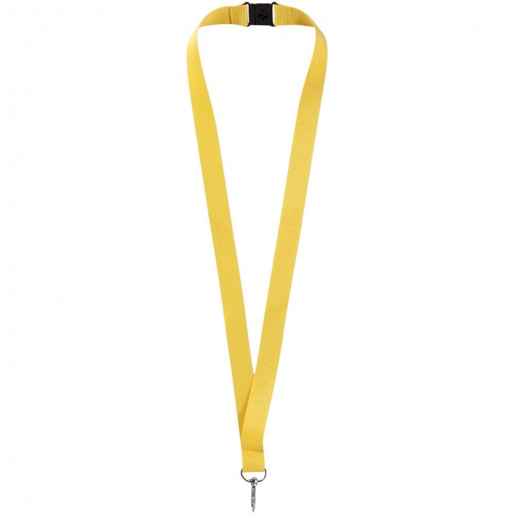 Лого трейд pекламные cувениры фото: Шнурок Lago, желтый