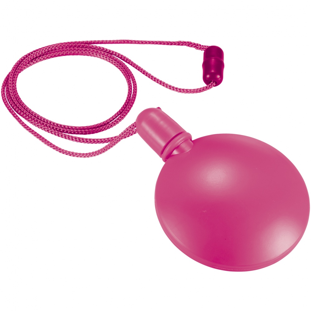 Лого трейд pекламные подарки фото: Круглый диспенсер для мыльных пузырей Blubber, Фуксия